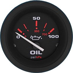 Oil Pressure, 240 - 33 ohm - US Type-0-100 PSI