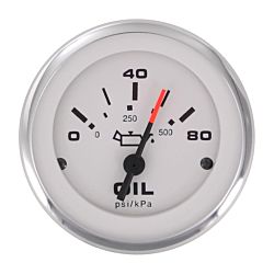 Eng Oil Pres Gauge 0-80 PSI 240-33ohm 2"