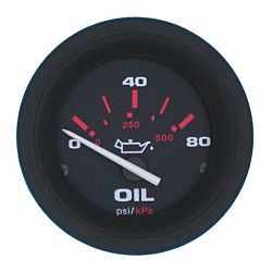 Oil Pressure, 240 - 33 ohm - US Type-0-80 PSI