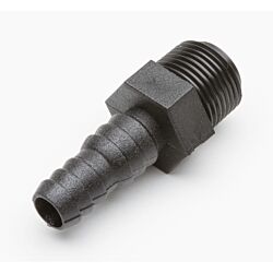 Straight threaded fitting of 3/8” Ø 10 mm / Ø 12mm