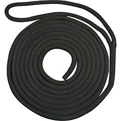 Waveline 12mm Pre-Spliced Dockline Black 10M 