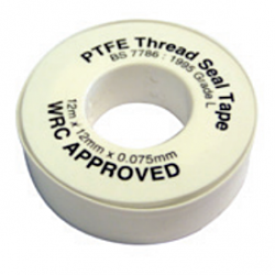 12mm X 12m White PTFE