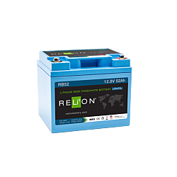 RELiON 12.8V 52Ah 4SC LiFePO4 Battery