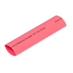 Heat Shrink Tubing, 48" (122 cm) Long, 1pc-1/2" (12.7 mm)-Red
