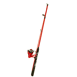 Cosmic 6ft Rod & Reel Fishing Set-Red