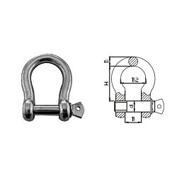 Bow Shackle - Hot Dip Galvanised