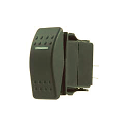 Single  Illuminated IP67 Rocker Switch  (on)-off (with actuator)