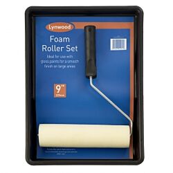 Roller with Foam sleeve set 9"