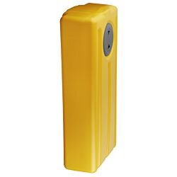 Vertical plastic black/grey water tank lt. 54