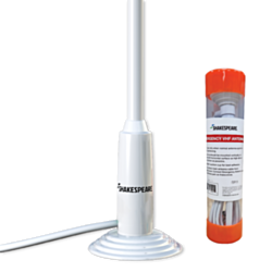 White Nylon 1' 0dB Classic Whip VHF Antenna