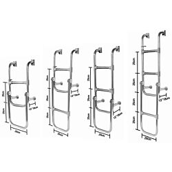 Stainless Steel Folding Boarding Ladders (AISI 316)