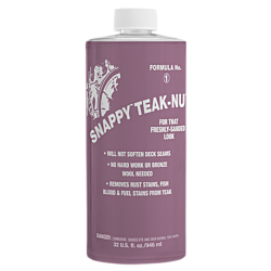 Snappy Teak-Nu two-part teak cleaner and restorer