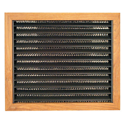 Teak Return Air Grille 250x150 mm (10x6")