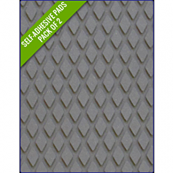 GREY - Original Step Pads DiamondPattern 275x135x3/2mm