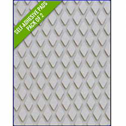 LIGHT GREY - Original Step Pads DiamondPattern 275x135x3/2mm