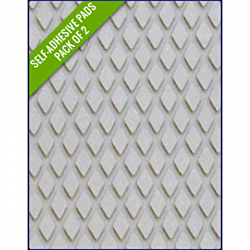 LIGHT GREY - Original Step Pads Diamond Pattern 550x135x3/2mm