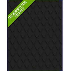 BLACK - Diamond Pattern Original Step Pad 600x50x3mm   