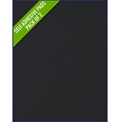 BLACK - Original Step Pads Smooth Pattern 412x203x3/2mm