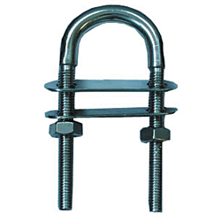 U-Bolts - Stainless Steel AISI316 with 2 Plates