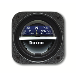 Ritchie Explorer™ V-537, 2¾” Dial Bulkhead Mount - Blue Card