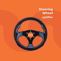 Zeta Sports Black Steering Wheel