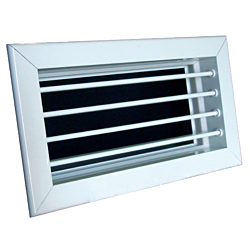 White Aluminum Return Air Grille 250x150 mm (10x6")