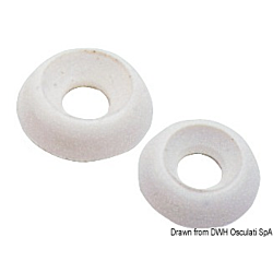 Nylon Under-Screw Washer White 4mm