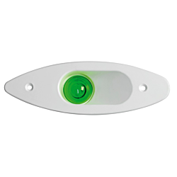Built-in Side Navigation Lights made of ABS-112,5° right green-White