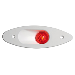 Built-in Side Navigation Lights made of ABS-112,5° left red-White