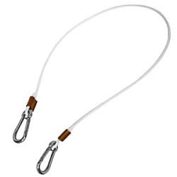 Outboard Safety Cable inc Snap Hooks 600mm