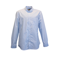 Maindeck Oxford Cotton Shirt-Light Blue-Gents-XS