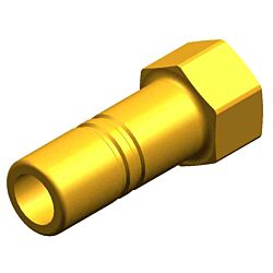 Stem Adapter 1/4" NPT - 15mm Brass OEM 