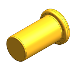 22mm End Stop Brass (OEM)