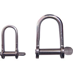 Flat Dee Shackle - Stainless Steel AISI304