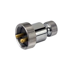 2-Pin Water Resistant Chrome Brass Plug & Socket