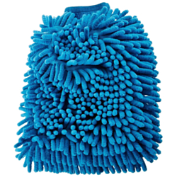 Blue Microfibre Reggae Wash Mitt