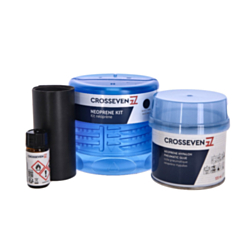 Reparation kit neoprene - hypalon 125ml bicomponent - black