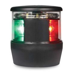 2NM NaviLED TRIO Tri-Colour Navigation Light with Black Housing & 400mm Cable