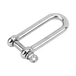 Long D Shackle With 6mm Forged Pin