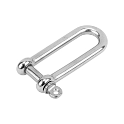 Long D Shackle With 8mm Forged Pin