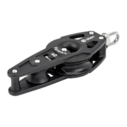 40mm Dynamic Single Swivel Block with Becket and Fiddle
