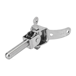 Stainless Steel Gooseneck with Radiused Strap and 10mm Round Pin