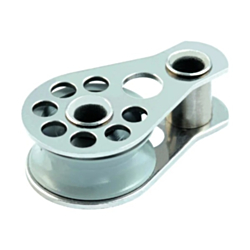 16mm Single Plain Bearing Cheek Block With Acetal Sheave