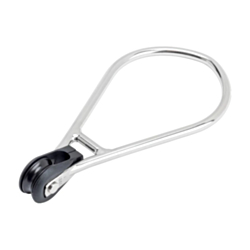 Wide Trapeze Ring With 20mm Ball Bearing Block And Stainless Steel Ring