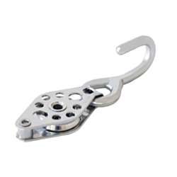 25mm Single Fixed Head Wire Block With Becket And Hook