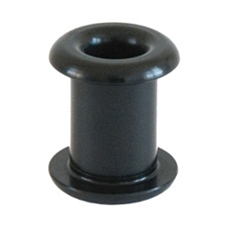 Threaded aluminium deck bush 8x13mm Black