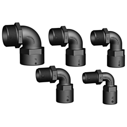 Female Male  90° Connectors