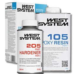 105 with 205 A Pack 1.2kg Epoxy and Hardener