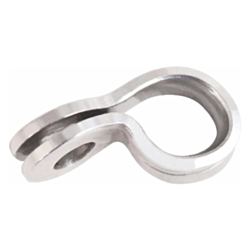 Pressed P Clip Stainless Steel Lacing Eye – Small With 4mm Fixing Hole