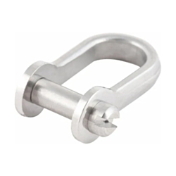 Forged 316 Stainless Steel Shackle – 5mm Slotted Pin